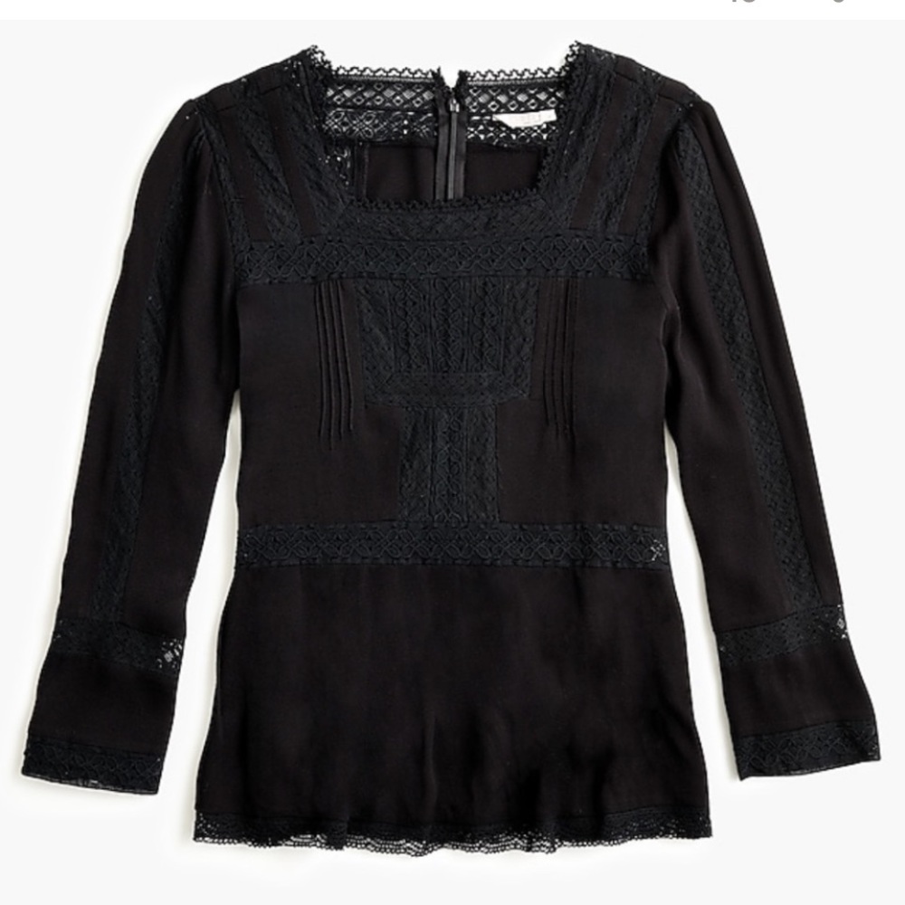 J Crew Point Sur Lacey Blouse NWT